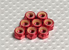 Red Anodised Aluminum M5(8pcs)