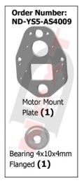 Motor Mount Plate (Carbon) ND-YS5-AS4009