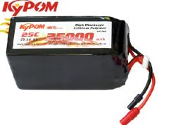 22.2V25000mAh 25C-50C