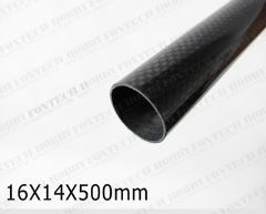 16mm 3k Carbon Fiber Tube 500mm